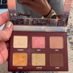 Wander Wanderess Eyeshadow Palette - Shimmering Gold, Pink, Brown